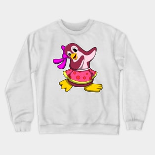 Penguin at Dance with Skirt Crewneck Sweatshirt